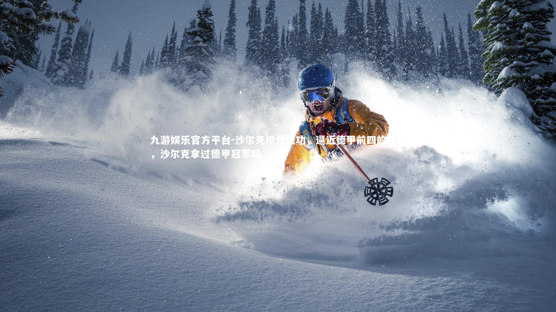 九游娱乐官方平台-沙尔克抢分成功，逼近德甲前四的位置，沙尔克拿过德甲冠军吗